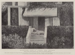 Ex-Präsident Steyn in Clarens, in der Nähe von Montreux von Henry Charles Seppings Wright